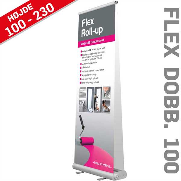 ROLL-UP BANNER FLEX - 100x107-237 cm Banner