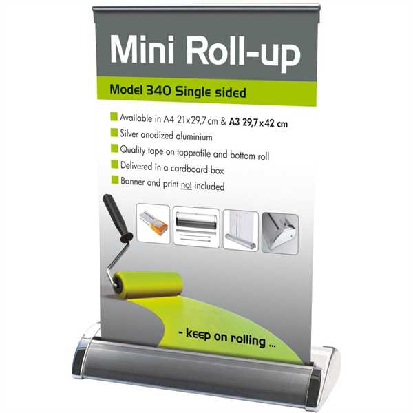 ROLL-UP MINI Alu  - A4