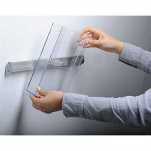 Ekstra Brochureholder WALL - Transparent akryl - 1 x A4